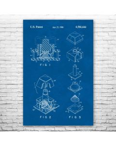 Topre Mechanical Keyboard Switch Patent Print Poster