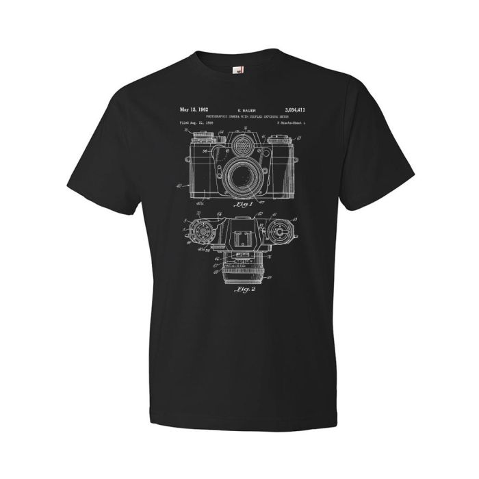 Camera T-Shirt | Patent Earth