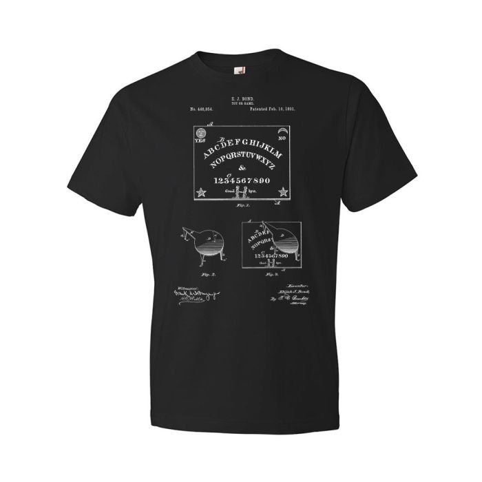 Ouija Board T-Shirt | Patent Earth